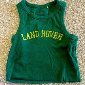 Green Landrover XS tank top pac sun